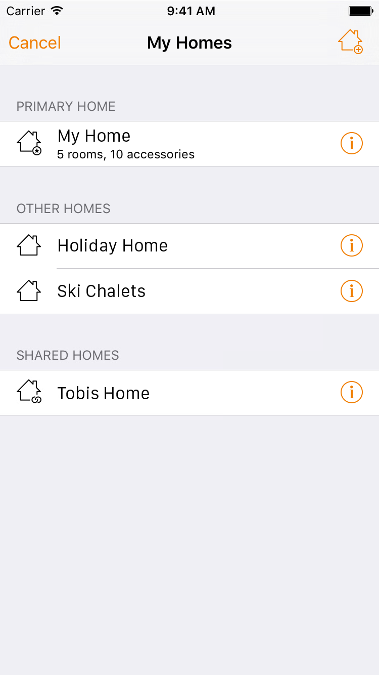 Homes screenshot
